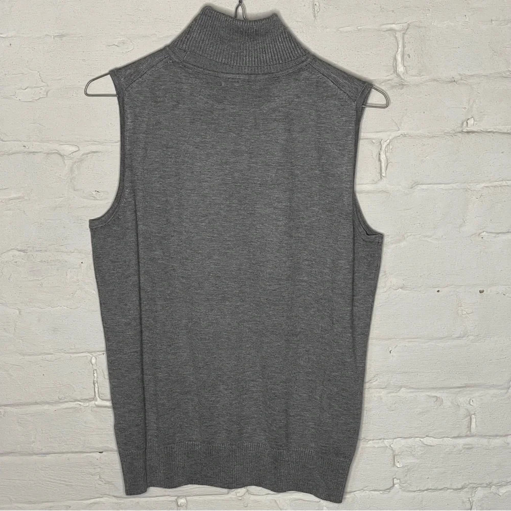 Cable & Guage Sleeveless Turtleneck M - Picture 2 of 4
